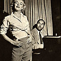 1951, los angeles - marilyn en répétition avec phil moore