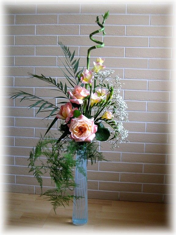 arrangement floral de courbe de Hogarth