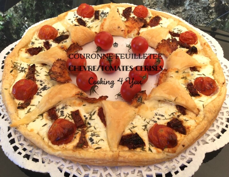 couronne feuilletée chévre 1