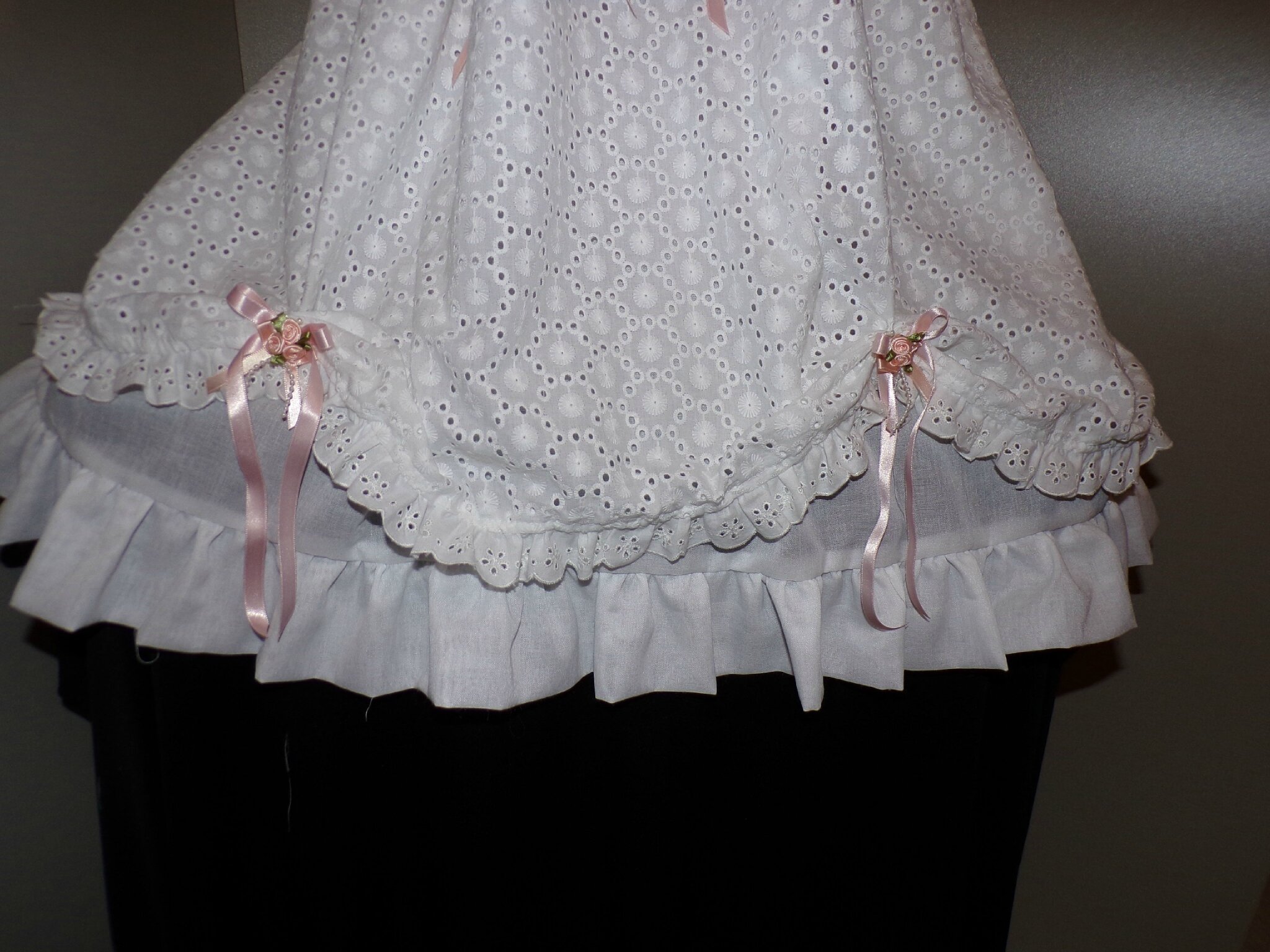 modele de robe en broderie anglaise