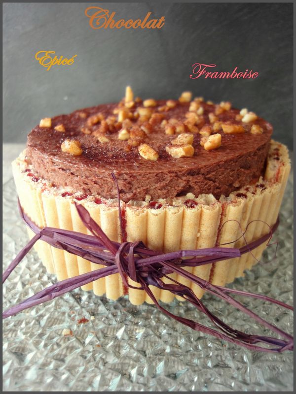 Entremet Tres Chocolate Et Epice Avec Sa Gelee De Fraise Framboise A L Anis Macarons Et Delices Entremet Tres Chocolate Et Epice Avec Sa Gelee De Fraise Framboise A L Anis Macarons Et Delices