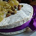 Brie de meaux farci aux pistaches et mascarpone