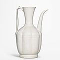 An important qingbai lobed ewer, southern song dynasty (1127-1279)