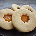 Sablés à la confiture d’orange sans gluten (possible sans lactose)