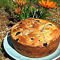 Gâteau aux mûres au fromage blanc et à la crème fraîche (souvenir d'enfance)