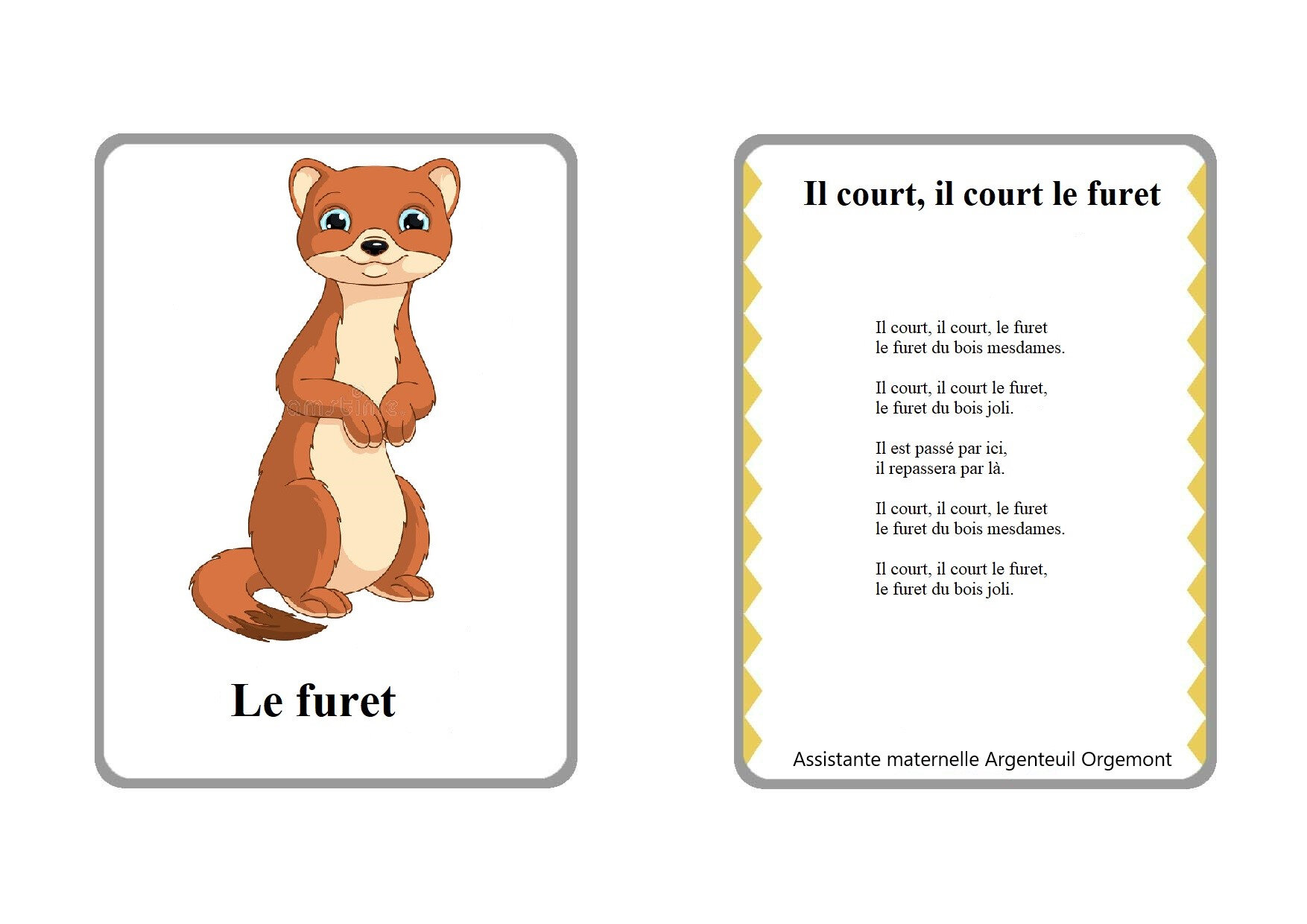 Fiches comptines (3) Assistante maternelle au quotidien (celinefassmat)
