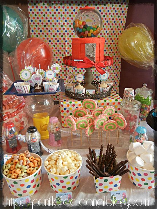 L Anniversaire De Prunille Candyland Birthday Party Sweet Table Gateau 3d Prunille Fait Son Show