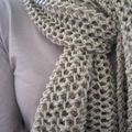 Echarpe tricot 13 d'avril