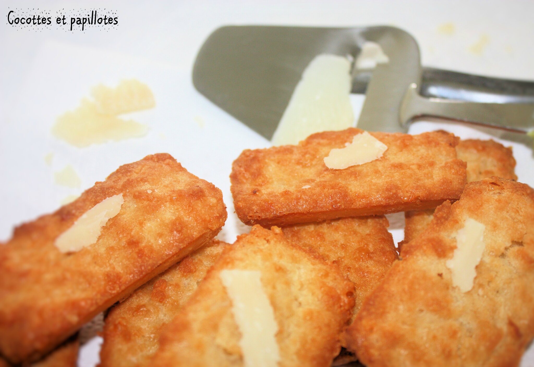 Financiers au parmesan (Tupperware) Cocottes et papillotes