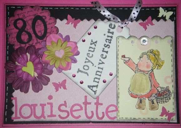 Carte D Anniversaire Le Blog De Clochette