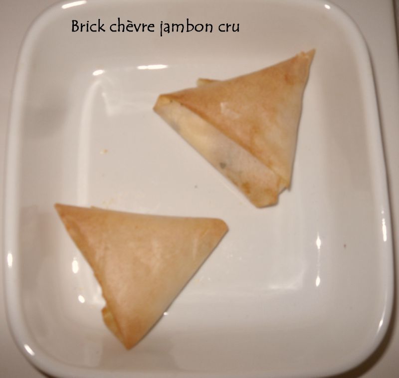 Feuilles de brick chèvre jambon cru - Chlo cooks