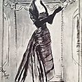 Balenciaga Haute Couture, illustration d’Éric, vers 1948 © DR