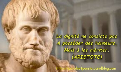 Dignite Posseder Honneur Meriter Aristote Citation Vois Et Viens