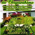 Salon régional 2006 du chrysanthème à saint-jean-de-braye (45)