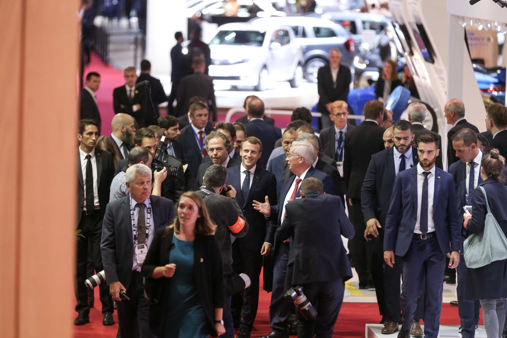 Macron au Mondial de l’Auto : « Je n’avais jamais vu un tel mépris », dit un pro. © Michel Stoupak. Mer 03.10.2018, 17h09m00.