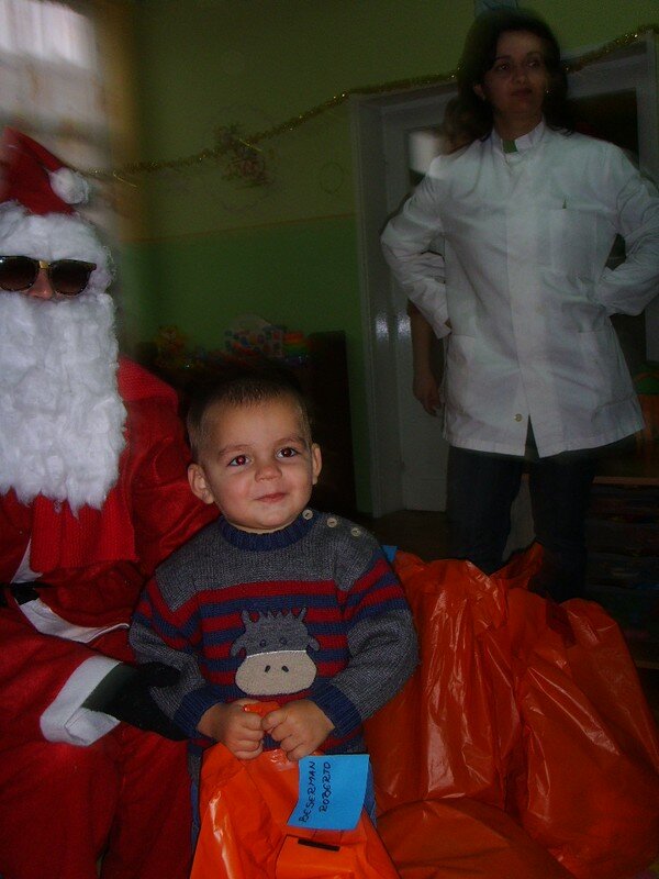 Father Christmas and Roberto