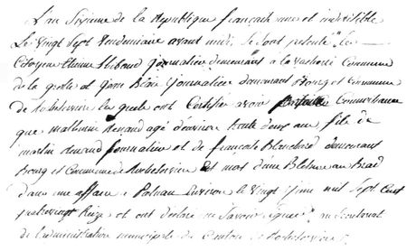 Registre de La Grolle 1797