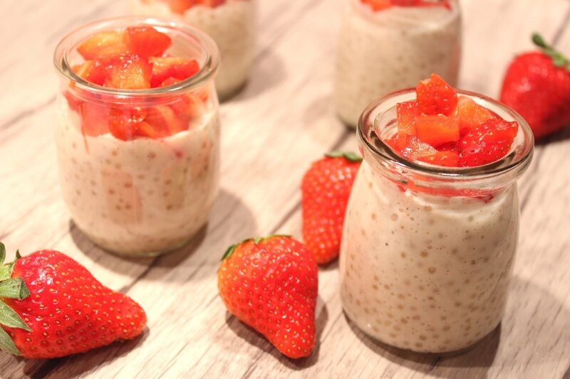 Perles Du Japon Au Lait De Coco Vanille Rhum Et Fraises