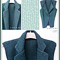 Manteau bleu de Burda Style