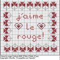 J'aime le rouge