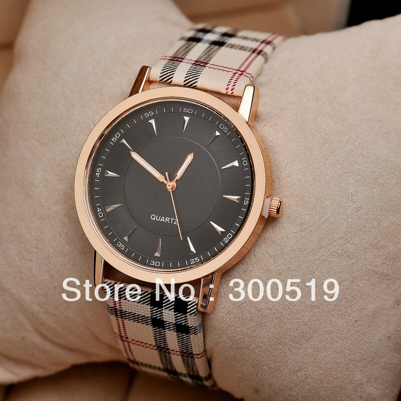 JW333-Fashion-Style-Quartz-Wrist-Watches-font-b-Calibration-b-font-Face-With-Tartan-Design-Strap