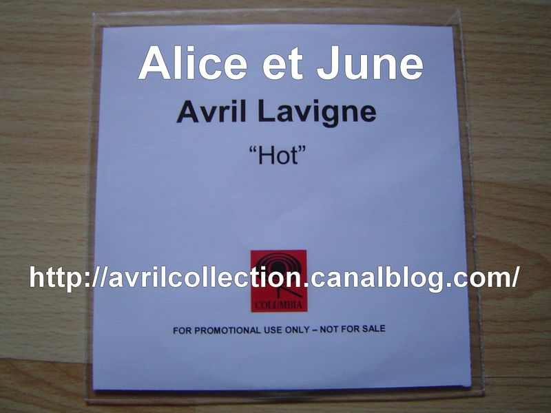 CD promotionnel Hot-version anglaise (2007)