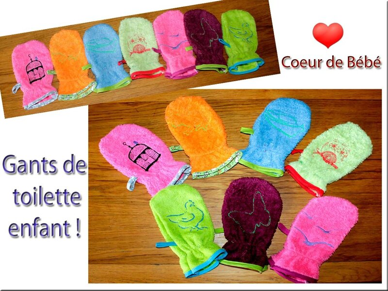 gants de toilette