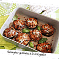 Aubergines gratinées à la bolognaise (5pp)