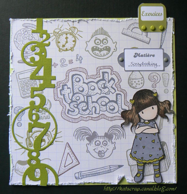 Carte Theme Rentree Des Classes Kat Scrap