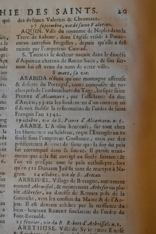 Robert d'Arbrissel (†1116)fondateur de Fontevraud ,archives écrits 1647