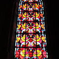 La Charité sur Loire, église Notre Dame, vitrail
