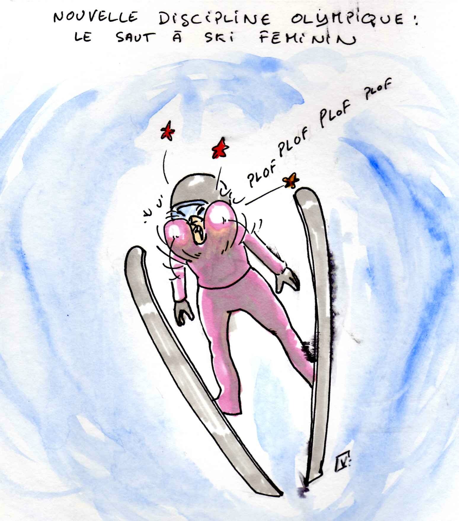 Luxe Température Stupide humour ski femme Inattendu Frais dadmission ...