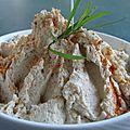 Rillettes de poulet noisettes citron estragon