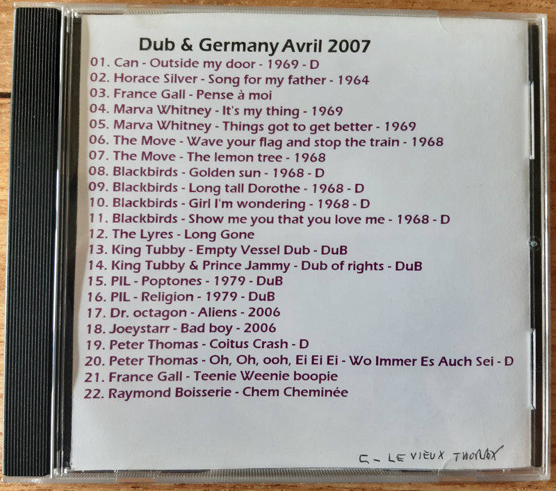 Dub & Germany - avril 2007