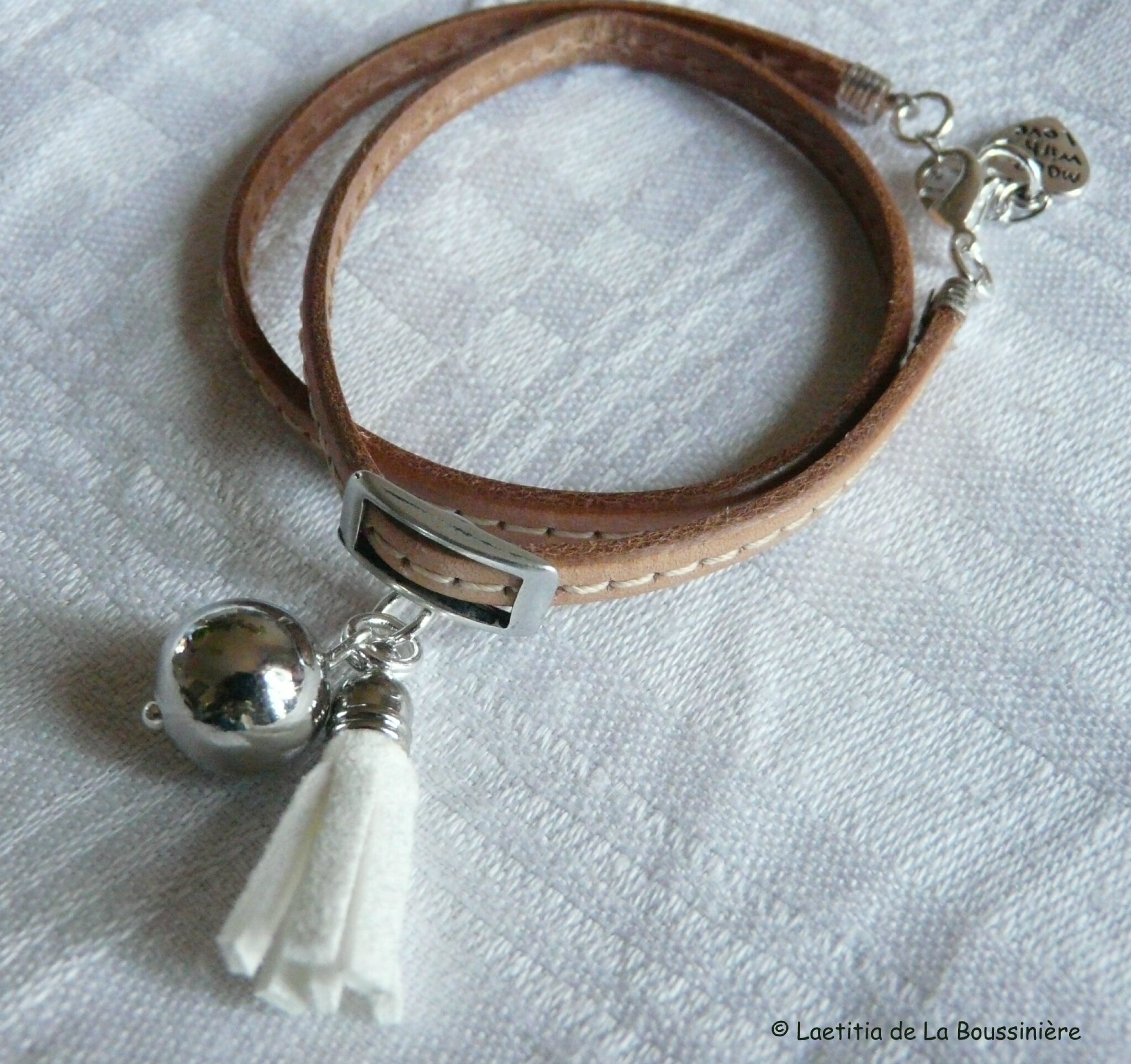 Bracelet Pompon (nude)