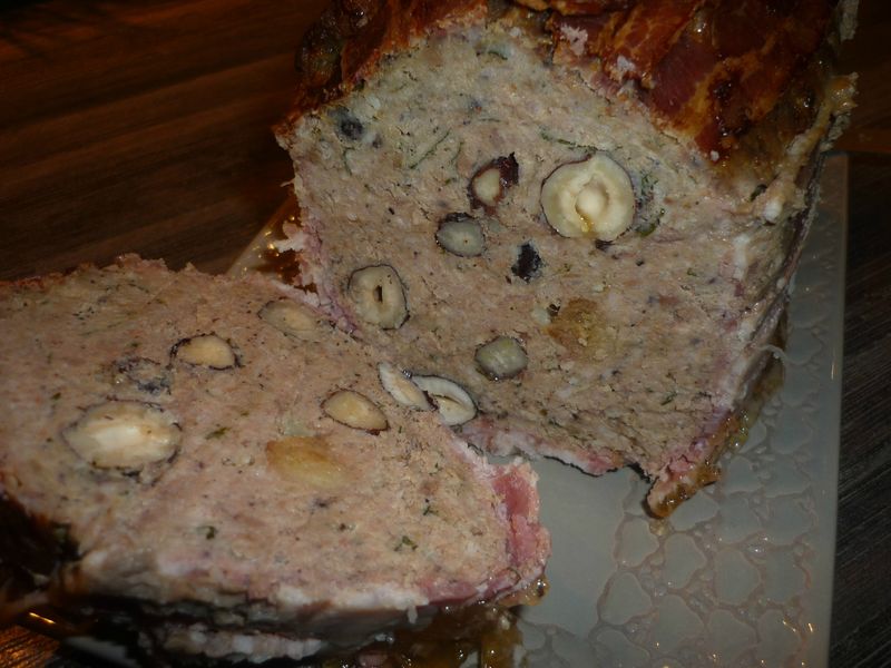 Terrine de campagne aux noisettes Chez Ale
