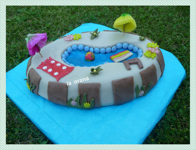 Gateau Piscine Swimming Pool Cake Mes Petits Gateaux Rigolos