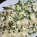Risotto de printemps aux asperges vertes