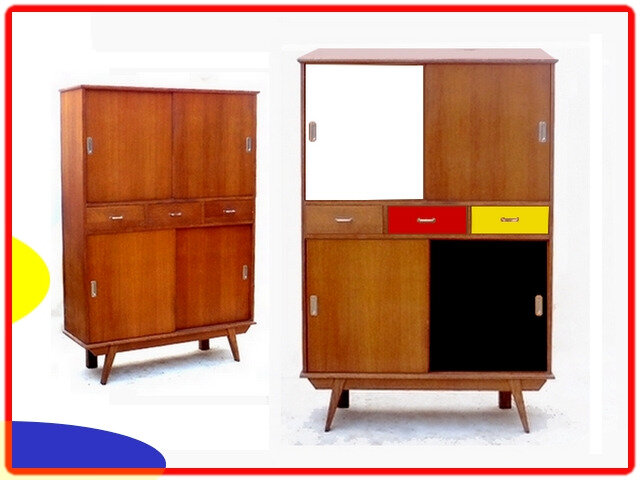 Buffet haut vintage 1950