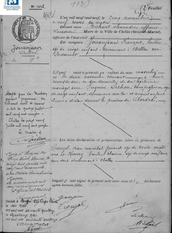 1909 N Chelles Andre Jouanjean