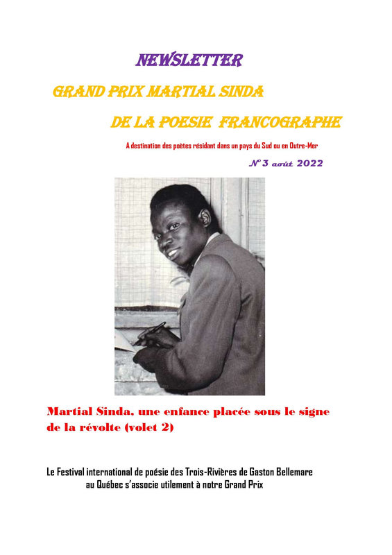 NEWSLETTER N°3 A grand Prix Martial Sinda de la poésie francographe août 2022_00001