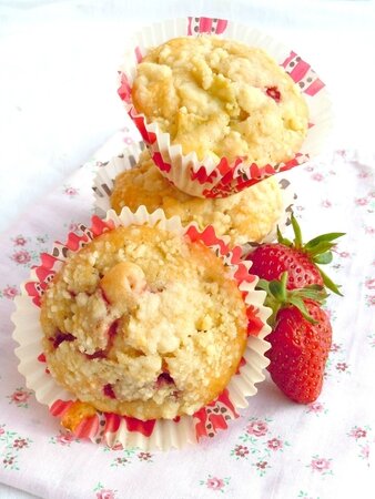 muffins fraise rhubarbe crumble (93)