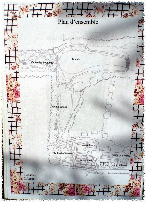 Plan d'ensemble des jardins de Drulon