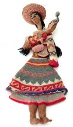 Knitted doll w4265