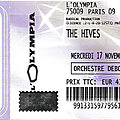 The hives - mercredi 17 novembre 2021 - olympia (paris)
