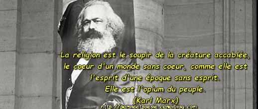 Religion Soupir Coeur Sans Esprit Opium Karl Marx Citation In Contribution A La Critique De La Philosophie Du Droit De He Vois Et Viens