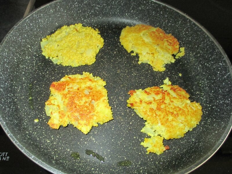 Galettes végétales au millet sans gluten Cuisine végétarienne, bio