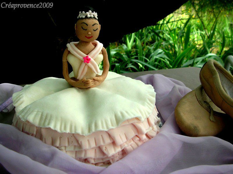 Gateau Danseuse Classique En Pate A Sucre Prunille Fait Son Show