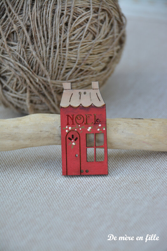 maison noël rouge