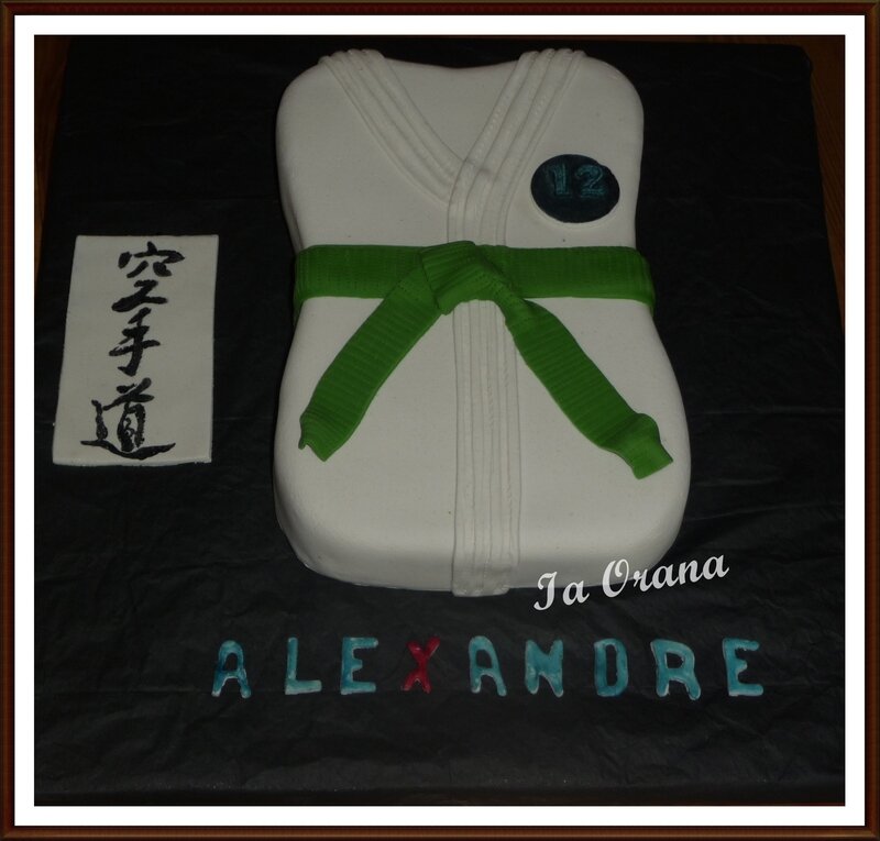 Gâteau judogi / Judogi cake
